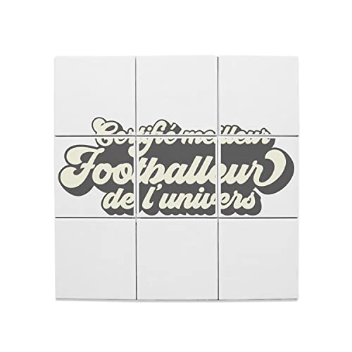 Carreaux céramique décoratifs football pour personnaliser une chambre d'enfant sportive