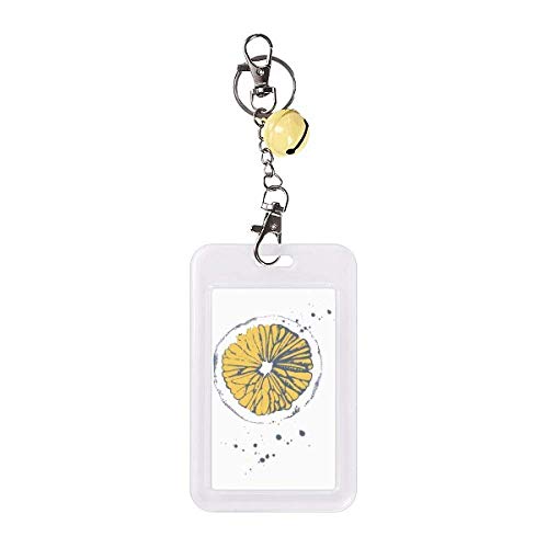 Étui de protection pour carte de crédit aquarelle de citron finition luxe