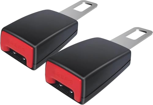 Huayeex 2 Pack Car Parts Universal|Seat Buckle Adjustable Seat Accessories|Car Seat Buckle Holder|Auto Parts Universal Adjuster|Suitable for Most Different Auto Models