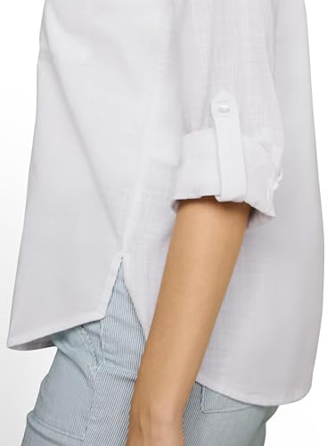 Tom Tailor Damen 1035247 Bluse, 20000-White, 36 – Ansicht 5