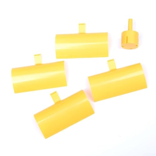 Zilimontt Mini hoja de turbina eólica vertical generador cuchillas pequeñas conjunto de cuchillas DIY (SKU)