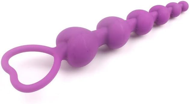 Anal Butt Plug Beads Soft Anal Beads Butt Plug Anal Balls Toys Adult Balls Silicone G-Spot Stimulating Adult Sex tooys