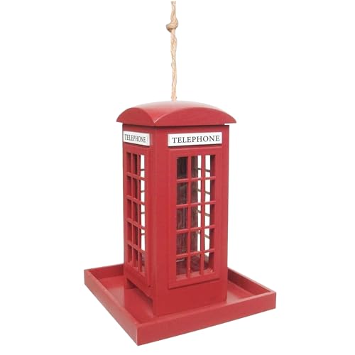 Maison d'alimentation pour oiseaux en bois de qualité, cabine décorative de jardin - 2