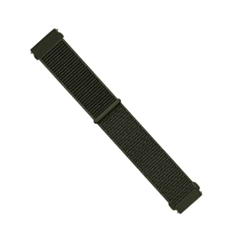 Image of YODI Nylon Classic Strap Band for Redmi watch 5 Lite Smartwatch Only Straps Accessories for Men and Women compatible with Mi Watch Lite 5 (NYLON-GREEN)