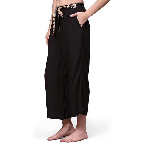 Image of B STORIES Women's Pyjama Pants - Relaxed Fit Nightwear Bottoms | Soft Pyjamas with Pockets | Breathable & Comfortable Sleepwear for Women (S-2XL)