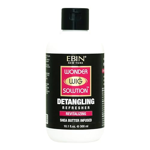 Wonder Wig Solution Detangling Refresher Cream 10.1oz for Wig | Protecting Hair and Gives Hydration with Shea Butter Infused Formula, Moisturizing and Soften Hair, Detangler Hair with High Shine