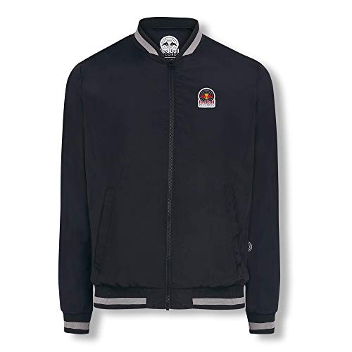 Red Bull Records Vinyl College Giacca, Nero Unisex X-Large Cappotto, Records Abbigliamento & Merchandising Ufficiale