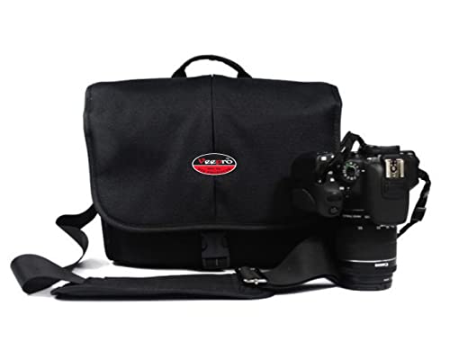 Image of VTS DSLR Camera Bag - Waterproof Backpack & Shoulder Carry Case for Camera, Lens, Tripod & Accessories