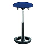 Safco Products Twixt Active Seating, Blue,15.5"W x 15.5"D x 31.75"H