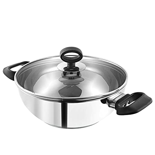 Wok Vinod Acero Inoxidable 20 cm 1.5 L con Tapa miniatura 7