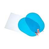 2Pcs Car Rearview Mirror Film Compatible with Ferrari 296 458 488 599 812 California Enzo F12 F430 F8 FXX, Car Rear View Mirror Film Anti Fog Glare Rainproof HD Protective Sticker Auto Accessories