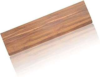 Wooden Keyboard Wrist Rest for 60% Keyboard, Black Walnut Wood Wrist Rest Pad Support with Anti-Slip Rubber Base, MageGee Ergonomic Comfortable Keyboard Palm Rest for Pain Relief, Easy Typing