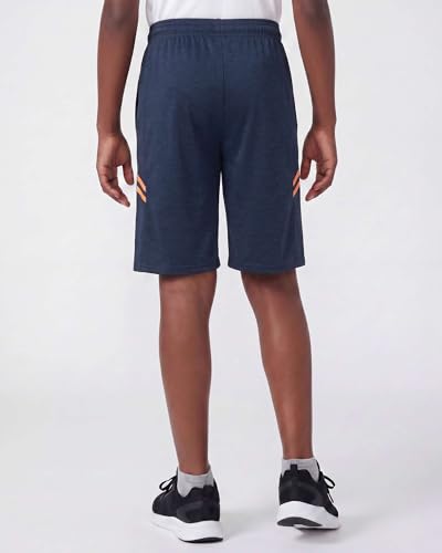 Image of Real Essentials 5 Pack: Boys' Dry Fit Basketball Shorts for Youth Kids Teens - Athletic Running Soccer Sports with Pockets