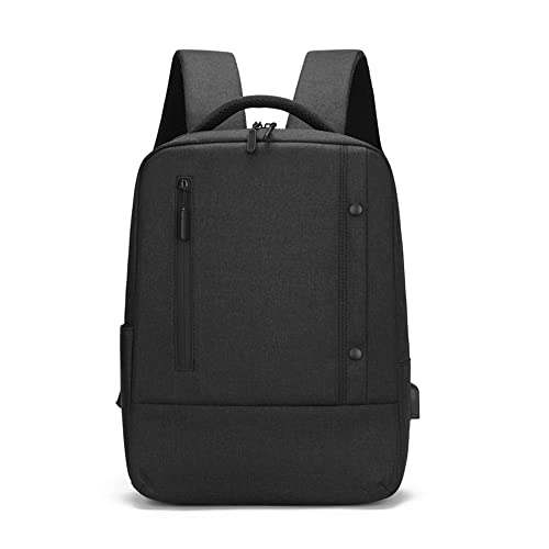 Sac à dos solide anti-panne de batterie USB noir résistant L