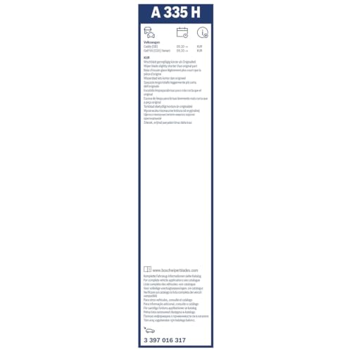 Bosch Rear A 335 H Heckscheibenwischer - 1 Wischblatt, 330 mm – Ansicht 3