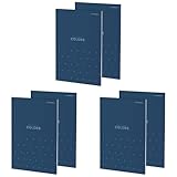 TOP-2000 Notizblock/Briefblock A6, kariert, 100 Blatt, 1 Stück (Packung mit 3)