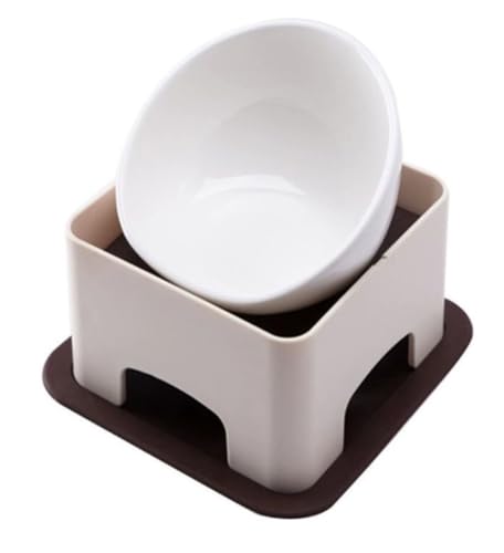 Vilom ペット用給食器セット 小型犬・中型犬用 フレンチブルドッグにも最適 お洒落なデザインのフードボウルとテーブルセット 滑り止めシリコーンマット付きで食事が安定 食事中のこぼれを防ぎ、愛犬の食事がラクに楽しくなるアイテム (小さなダイニングテーブル