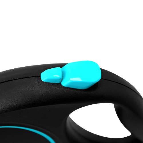 Flexi Black Design Tape Blue Small 5M Retractable Dog Leash/Lead For Dogs Up To 15Kgs/33Lbs #TOP1