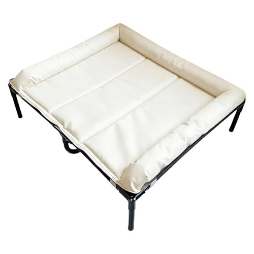 Cama de camping para mascotas, tela impermeable, X1, cama elevada refrescante para perro, malla transpirable en Te, antideslizante, para mascotas, cachorros, viajes, camping, interior, exterior