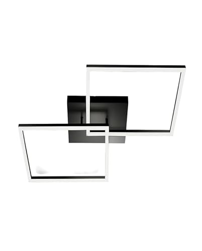 Plafoniera BARD a led moderna 52W Nero 3394-65-101 Fabas Luce