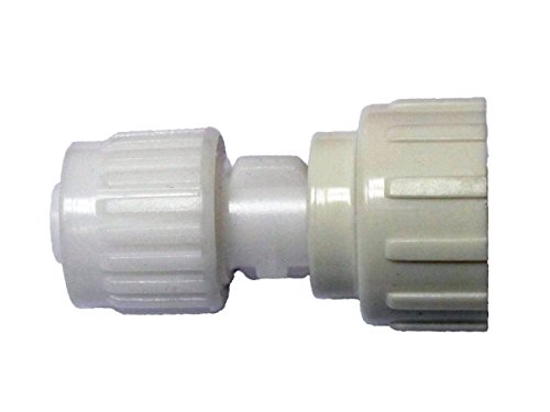 Flair-It 16866 Plastic Garden Hose Swivel Adapter, 0.5" Size