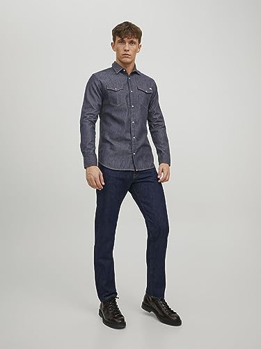 Image of Jack & Jones Men's Jjesheridan Shirt L /S Noos Jjesheridan Shirt L /S Noos (Pack of 1)