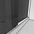 DreamLine Essence 44-48 in. W x 76 in. H Frameless Smoke Gray Glass Bypass Shower Door in Matte Black