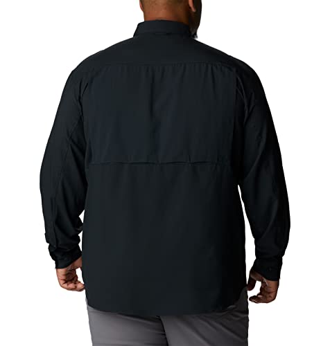 Columbia Men's Silver Ridge Utility Lite Long Sleeve, Black, Large #TOP6