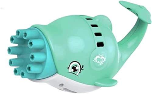 Lança Bolhas Para Criança Golfinho Eletronico (VERDE)