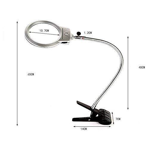 Loupe avec vitre de grosse taille et éclairage Led CRODY - 3