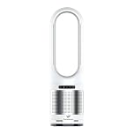 CyclonicAir Pro Pure Bladeless Tower Fan Heater & Cooler with H13 HEPA Filter, 3-in-1 Heating Cooling & Air Purifier, Quiet Oscillating Fan with Remote, 8 Speeds, Pearl Silver