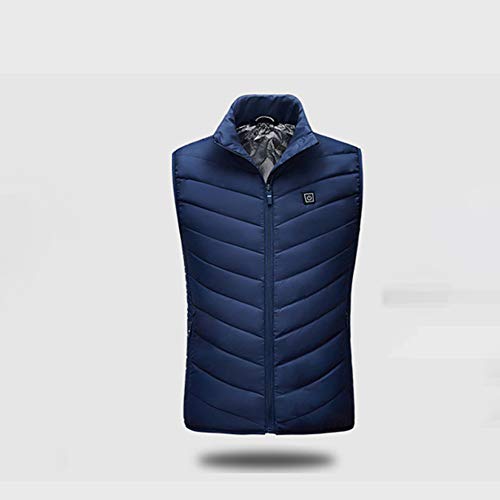 TOPmountain Colete aquecido à prova d'água com aquecimento elétrico USB, roupas aquecidas leves, la