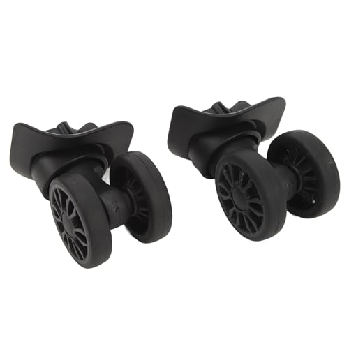2pcs Luggage Wheel Replacement, Suitcase Wheels, Easy to Install Universal Suitcase Caster, Mute Double Row Wheels for Repairing Luggage3