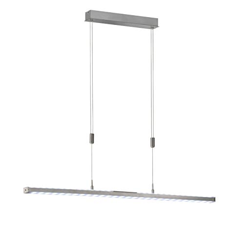 Preisvergleich Produktbild Fischer&Honsel Vitan Zig Pendelleuchte, Metall, 30 W, nickelfarben