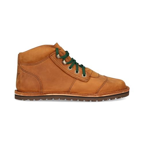 Image of JIM GREEN Men's Barefoot African Ranger Boots Lace-Up Water Resistant Full Grain Leather Work or Hiking Boot