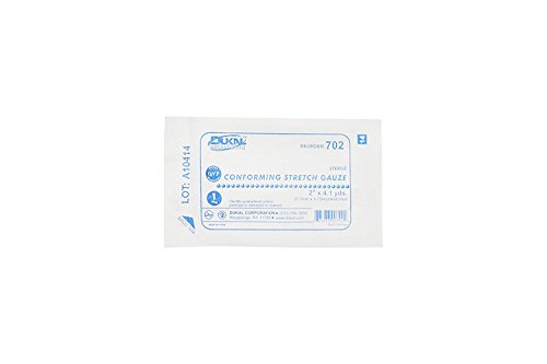 Dukal Conforming Stretch Gauze, Sterile, 1" W x 4.1 yd. L, White (12 Bags of 8) (Pack of 96) miniatura 3
