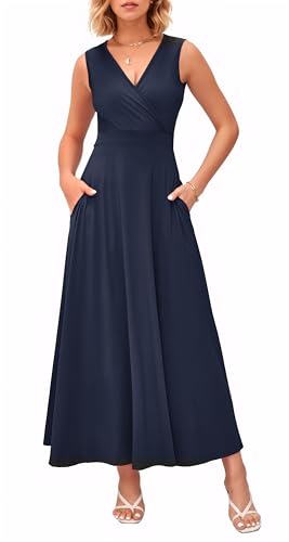 MISFAY Women Maxi Dress 2025 Summer Casual Sleeveless Sundress Wr...