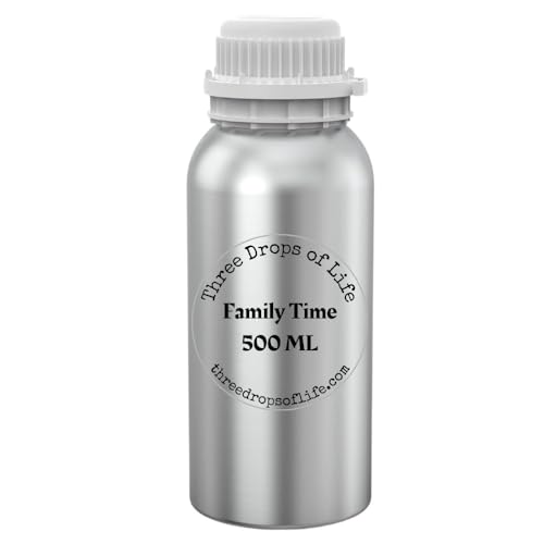 Natural Aromatherapy Scented Fragrance Oils, Special Blend of Musk, Vanilla, Berries, Cinnamon and Nutmeg (Family Time, 500ML)