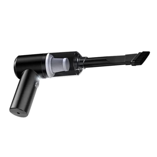 Image of Portable Wireless Vacuum Cleaner with Strong Suction, LED Light, Washable Multiple Nozzles for Car, Home & Office Dust Cleaning
