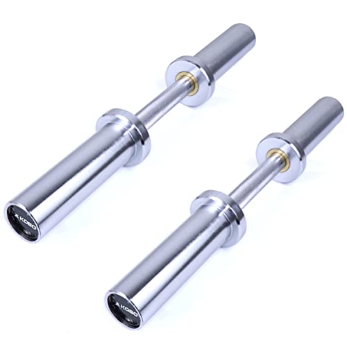 Image of Kobo Olympic Dumbbell Rod Adjustable for 50 mm Olympic Plates (1 PAIR) (IMPORTED)