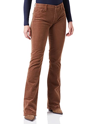 7 For All Mankind Bootcut Corduroy Pana, marrón, 30W x 30L para Mujer Cover