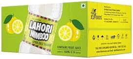 LAHORI Nimboo |Apna Desi Thanda | Nimboo Soda| 160ML, Pack Of 24 bottles
