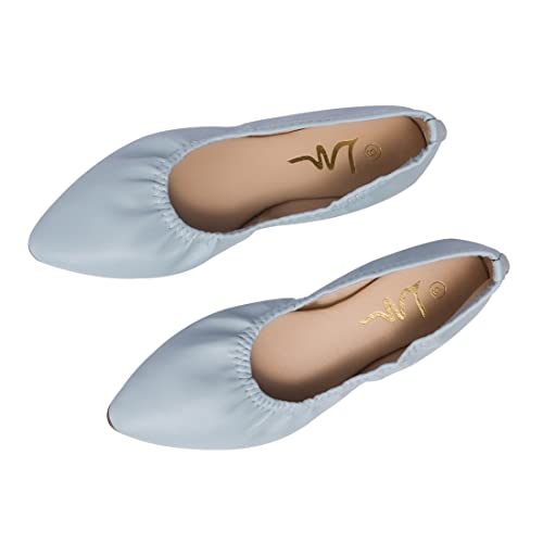 Image of Women's Ballet Flat Slip On Flats - Classic Casual Dress Shoes, Foldable Portable Travel Ballet Walking Shoes