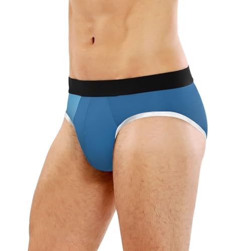 Classic Men's Underwear Briefs Unicorn White Animal Breathable and Soft Comfort Triangle Underwear Men4