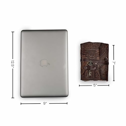 Carnet en cuir avec clé pour protéger vos pensées et croquis