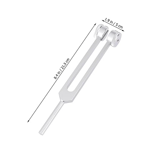 Martillo de reflejo y diapasón de aluminio portátil miniatura 7