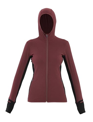 icebreaker Women's Descender Ls Zip Hood