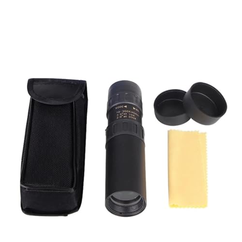 Tubkikare 4K 10-300X40 Mm Monokulärt Teleskop Supertelezoom Bärbart Monokulärt Teleskop Med Stativ + Klämma For Utomhussport Kraftfullt Okular Och FöRstoringsglas(NO Tripod NO Clip)