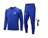 FCURE Chándales De Fútbol Paris Para Hombre, Primavera Y Otoño Adultos Chándal De Entrenamiento De Fútbol Para, Transpirable Y De Secado Rápido De Manga Larga, Uniforme De Futbol (Estilo 3,M)