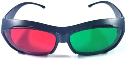 EYEABQTM Red Green Glasses Spectacles for Vision Therapy and 3D